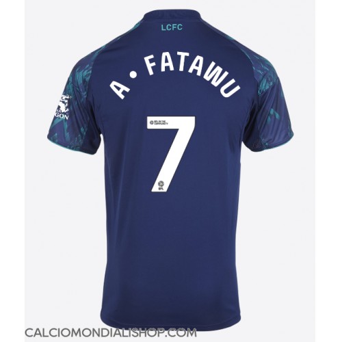 Maglie da calcio Leicester City Issahaku Fatawu #7 Seconda Maglia 2025-26 Manica Corta